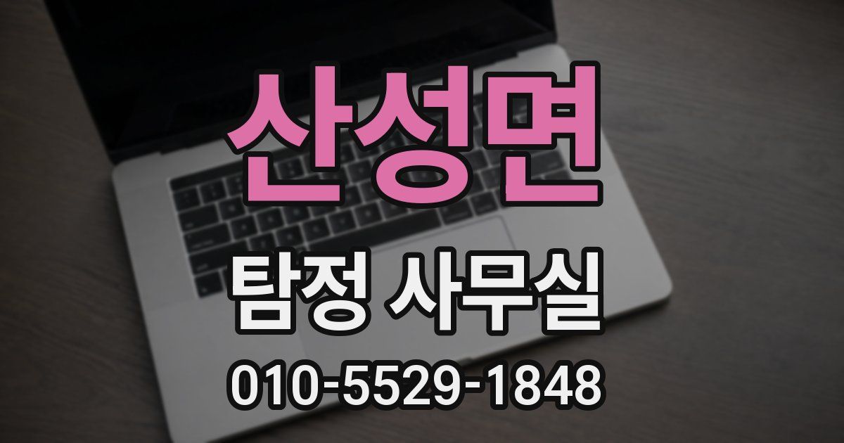 산성면 탐정 사무실