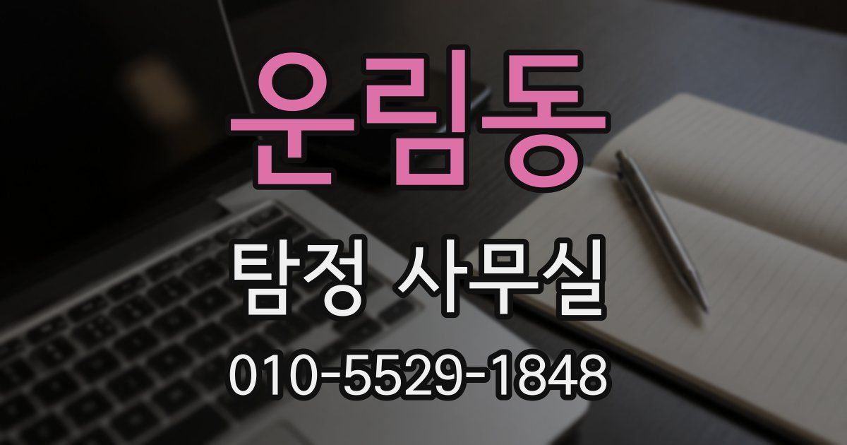 운림동 탐정 사무실