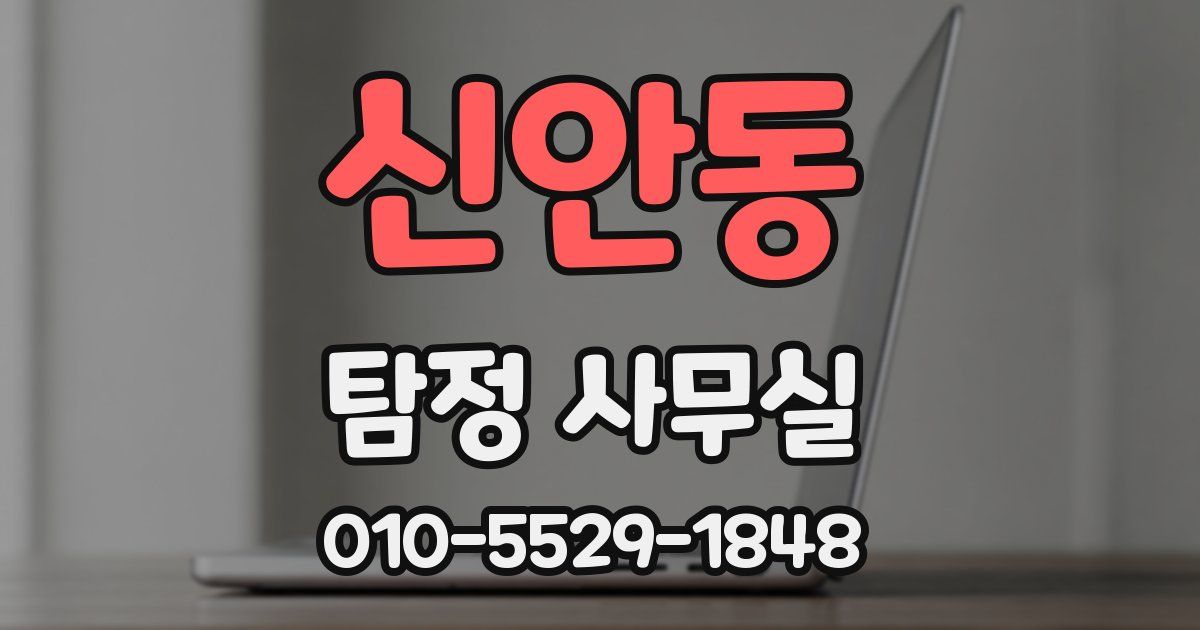신안동 탐정 사무실