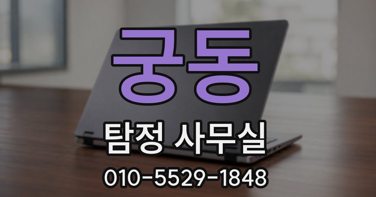 궁동 탐정 사무실