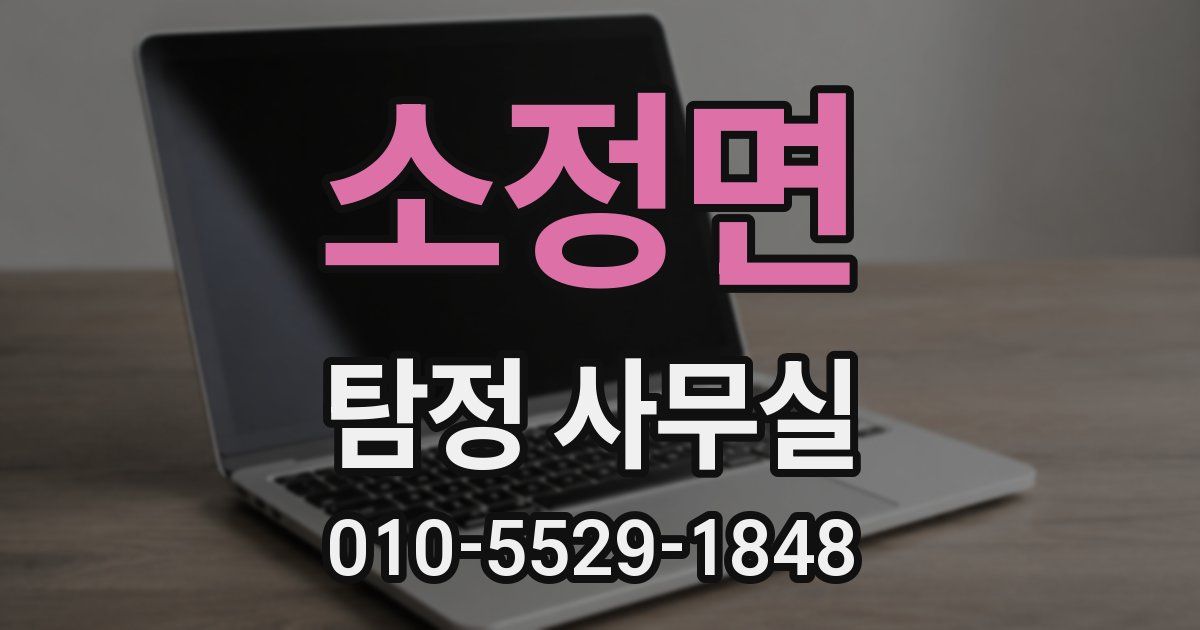 소정면 탐정 사무실