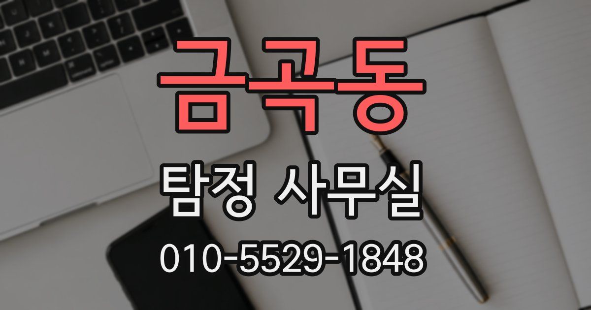 금곡동 탐정 사무실