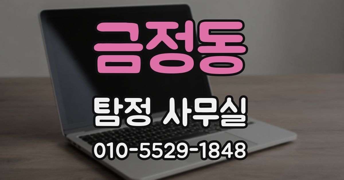 금정동 탐정 사무실