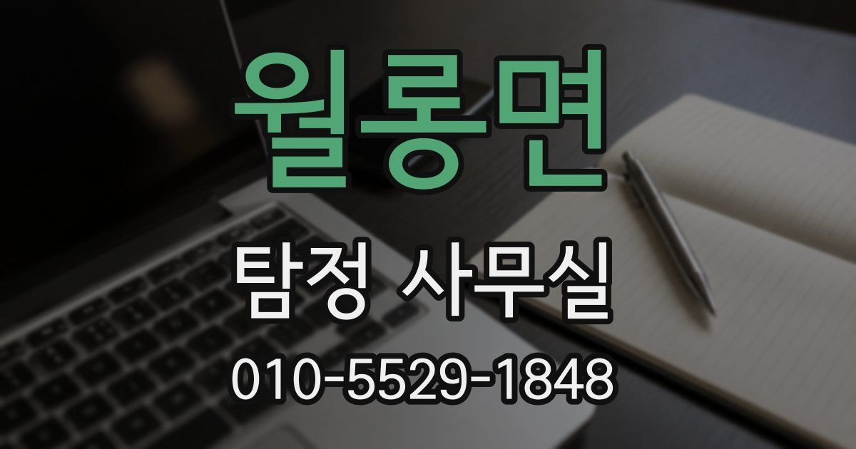 월롱면 탐정 사무실