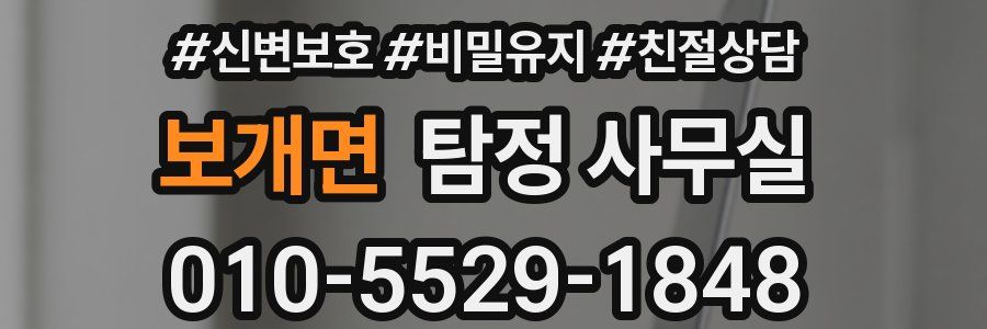 보개면 탐정 사무실