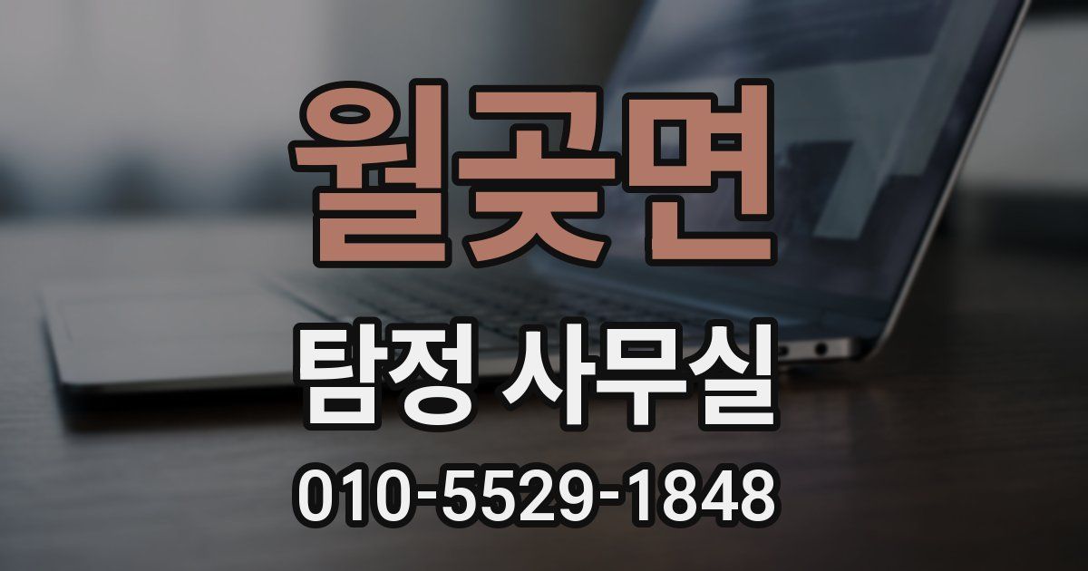월곶면 탐정 사무실