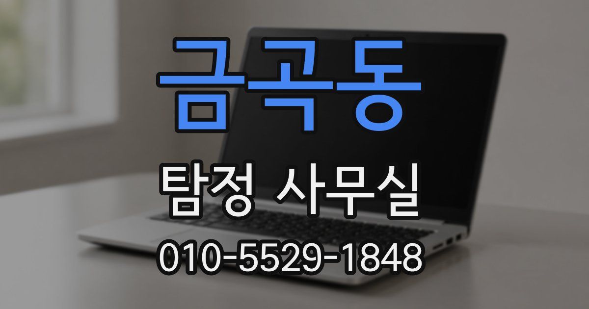 금곡동 탐정 사무실