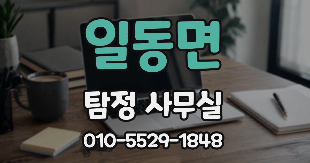 일동면 탐정 사무실