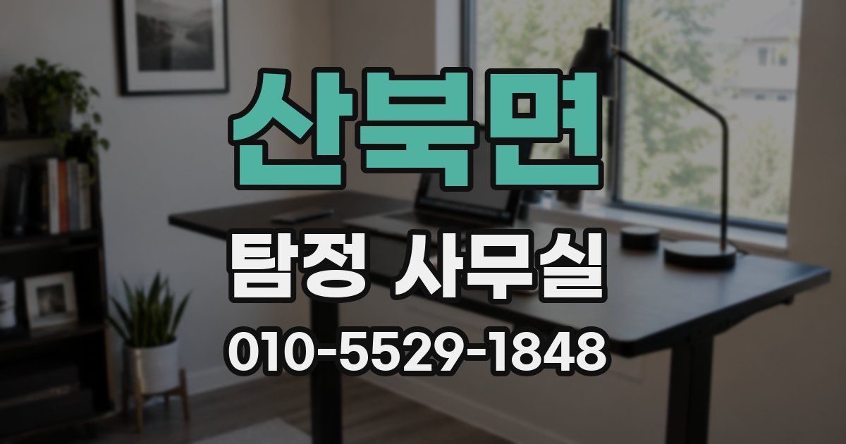 산북면 탐정 사무실