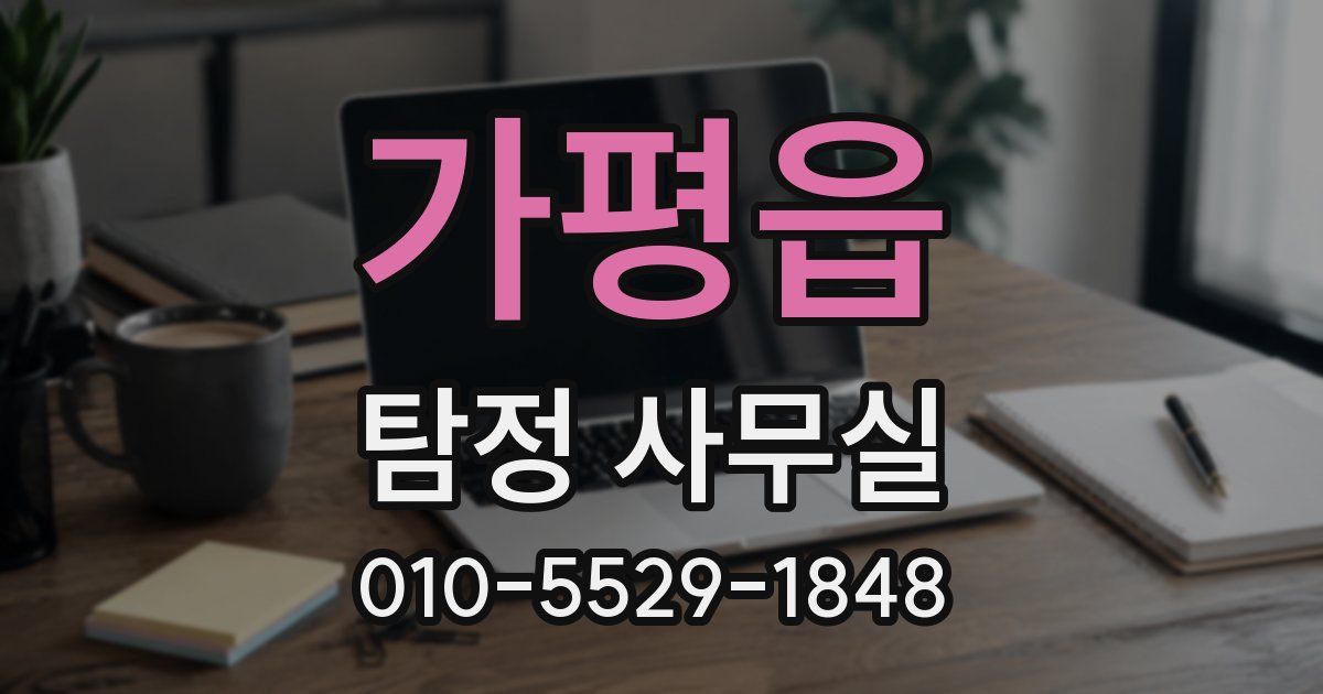 가평읍 탐정 사무실