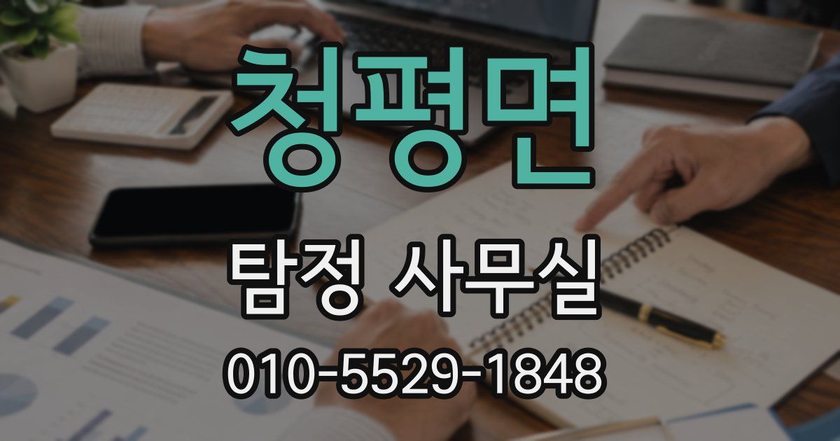 청평면 탐정 사무실