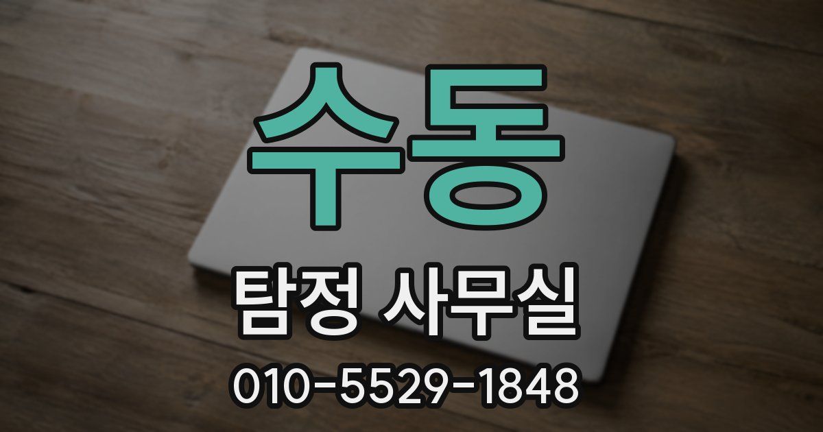 수동 탐정 사무실