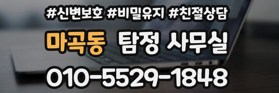 마곡동 탐정 사무실