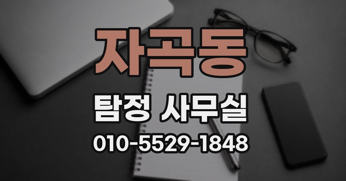 자곡동 탐정 사무실