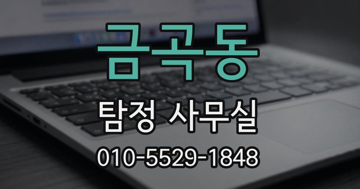 금곡동 탐정 사무실