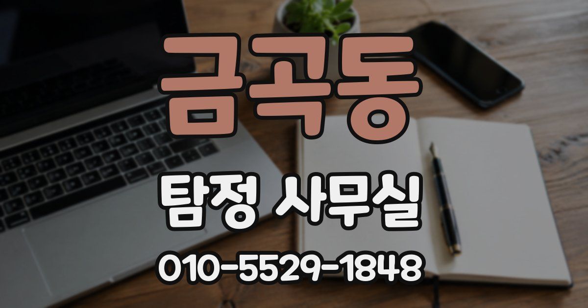 금곡동 탐정 사무실