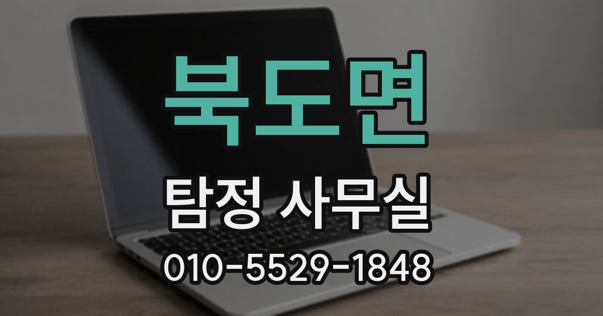 북도면 탐정 사무실
