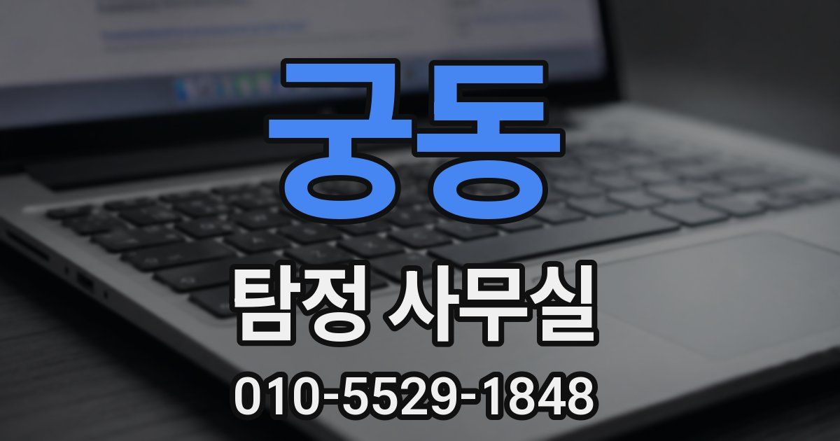 궁동 탐정 사무실