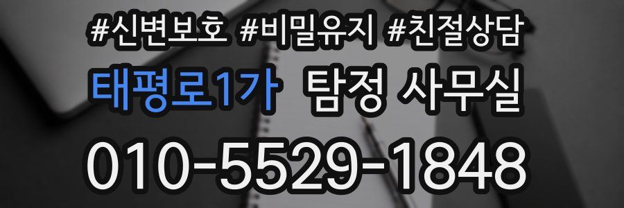 태평로1가 탐정 사무실