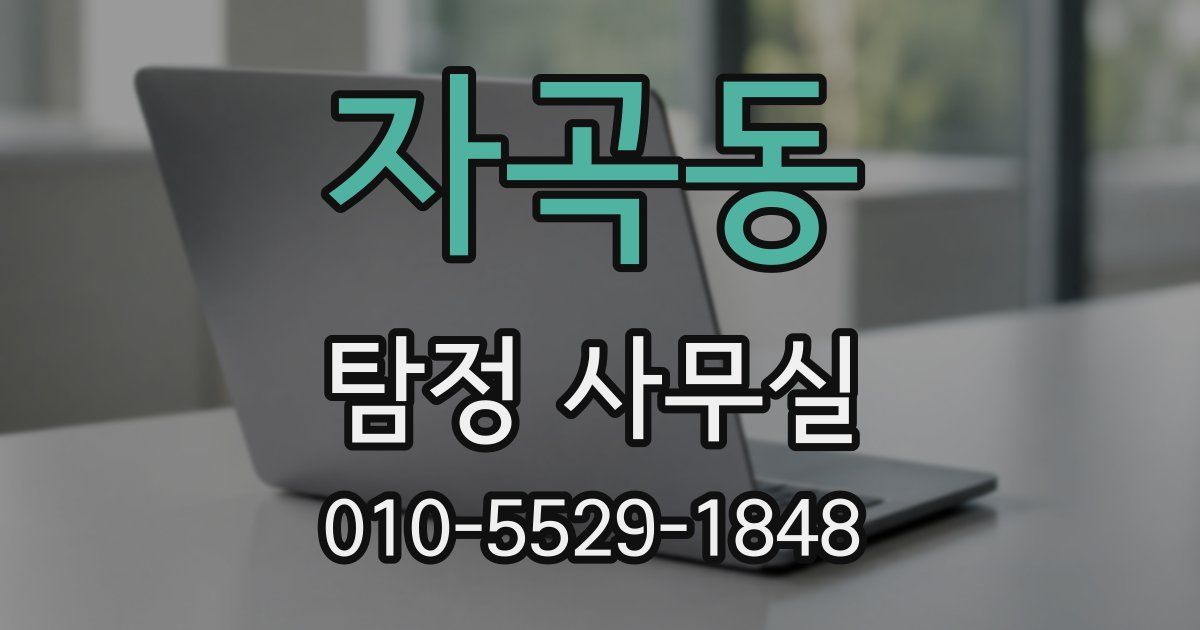 자곡동 탐정 사무실
