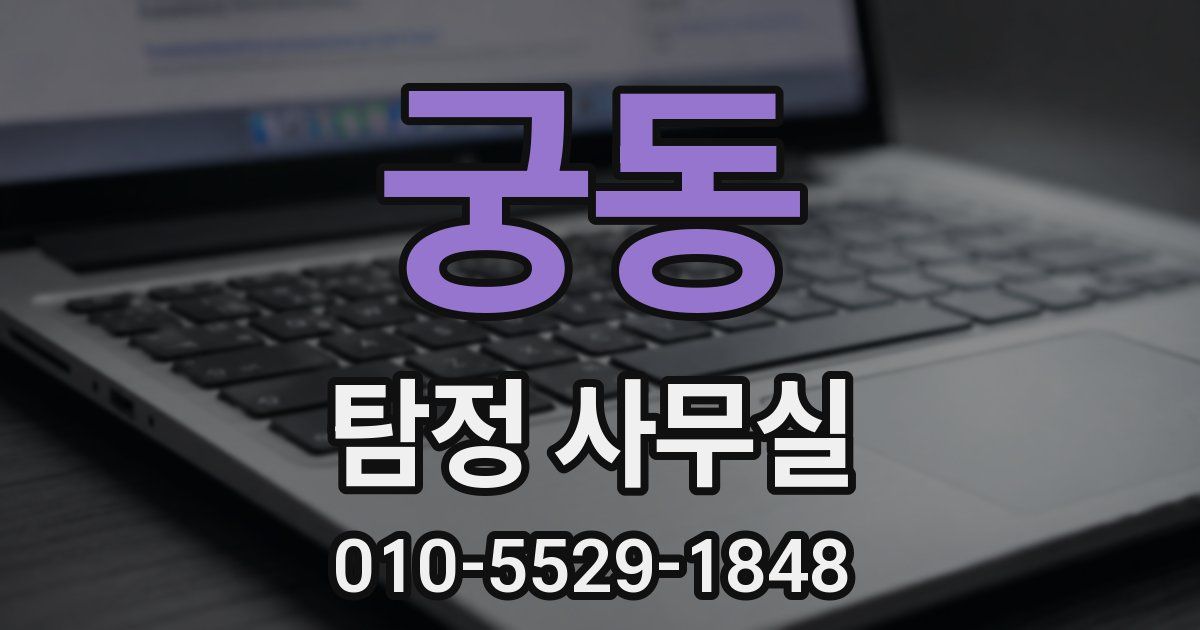 궁동 탐정 사무실