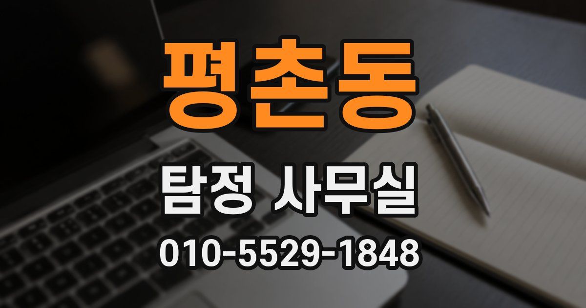 평촌동 탐정 사무실