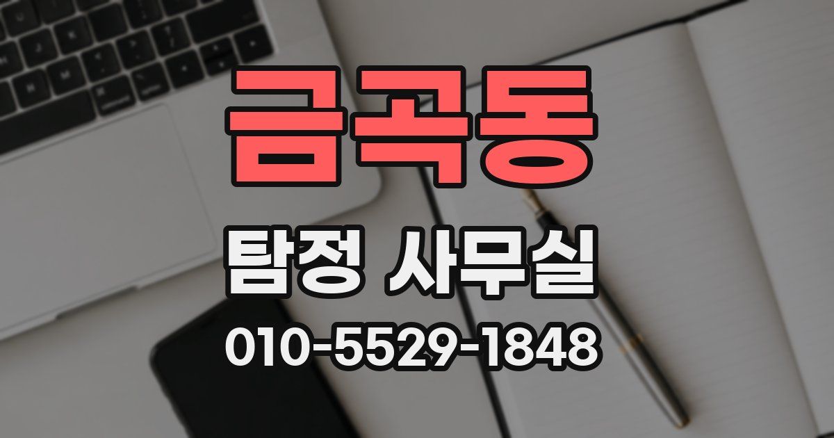 금곡동 탐정 사무실