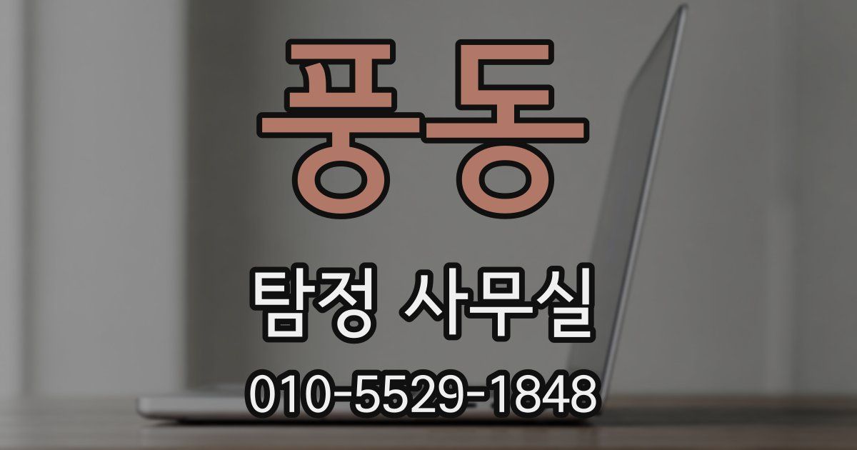 풍동 탐정 사무실