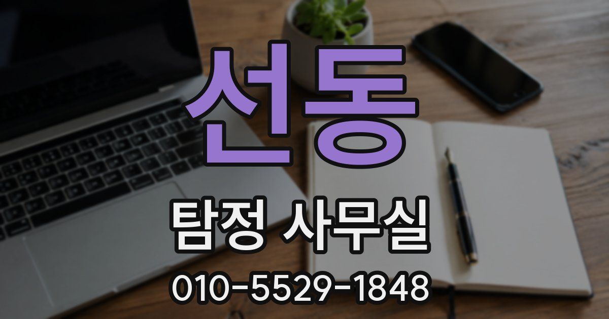 선동 탐정 사무실