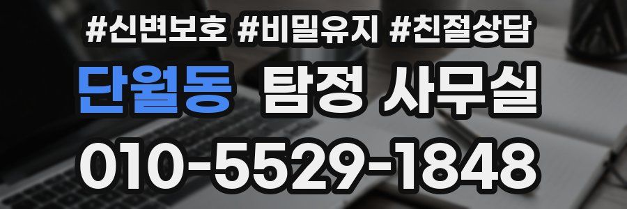 단월동 탐정 사무실