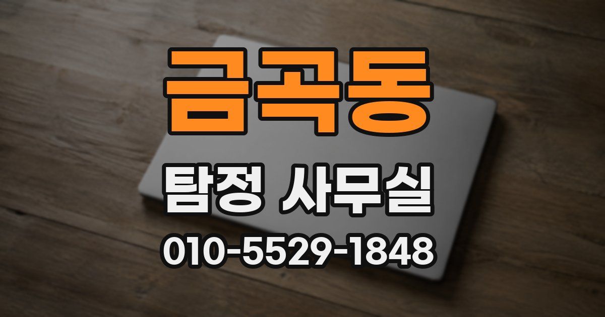금곡동 탐정 사무실