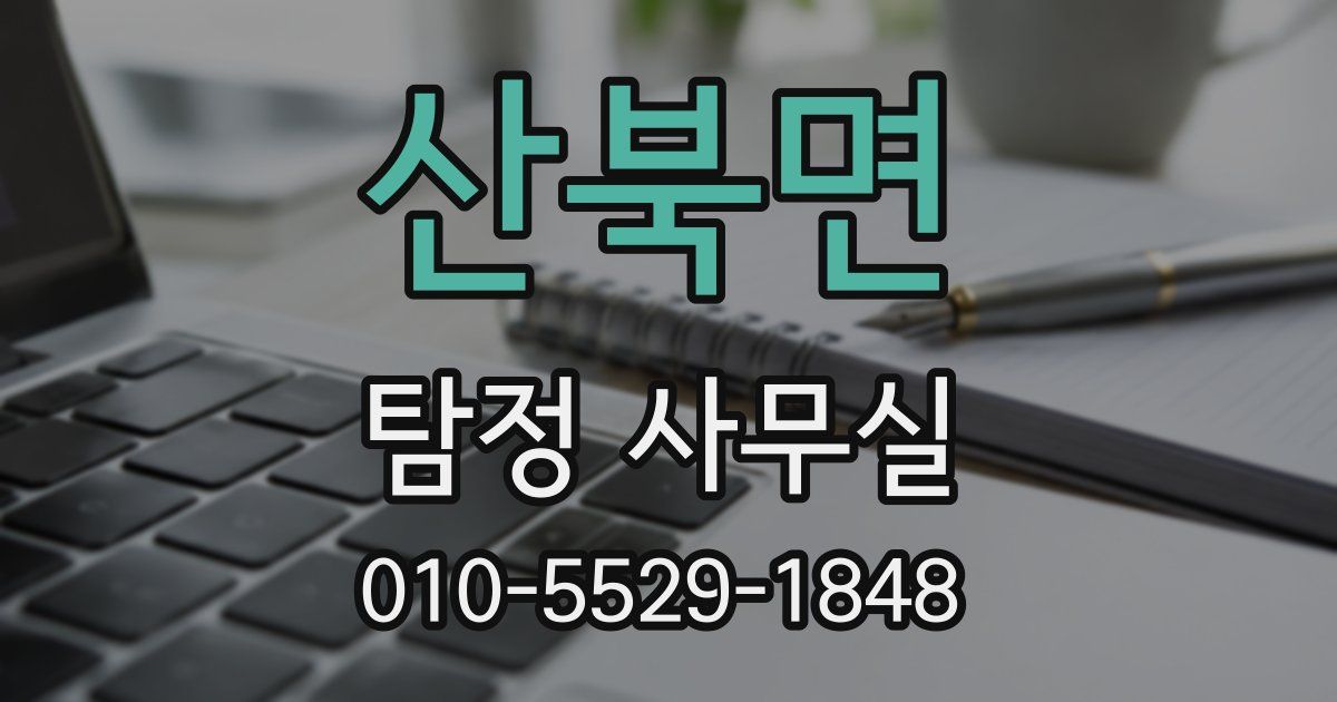 산북면 탐정 사무실