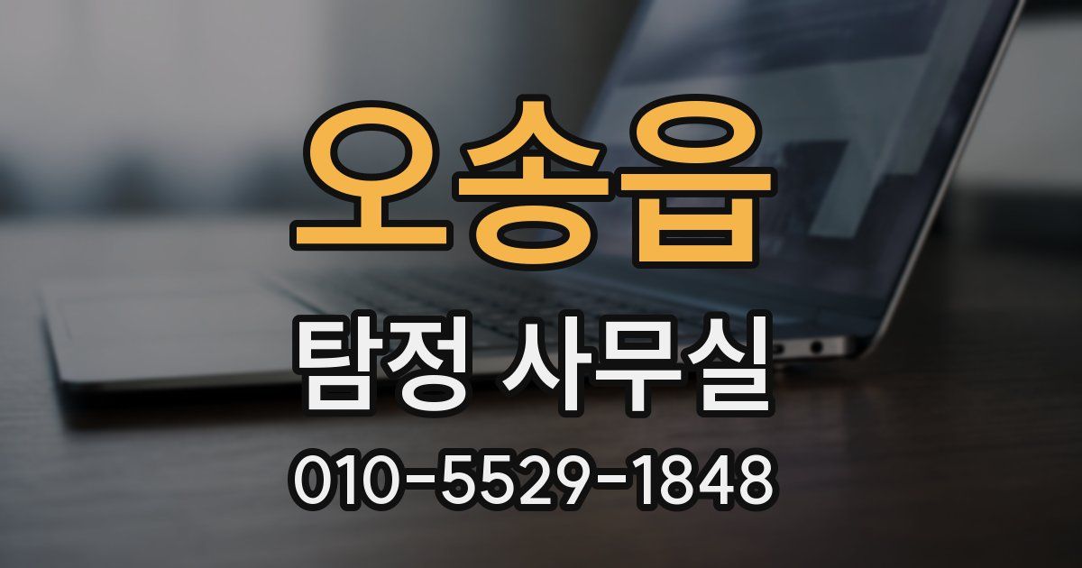 오송읍 탐정 사무실