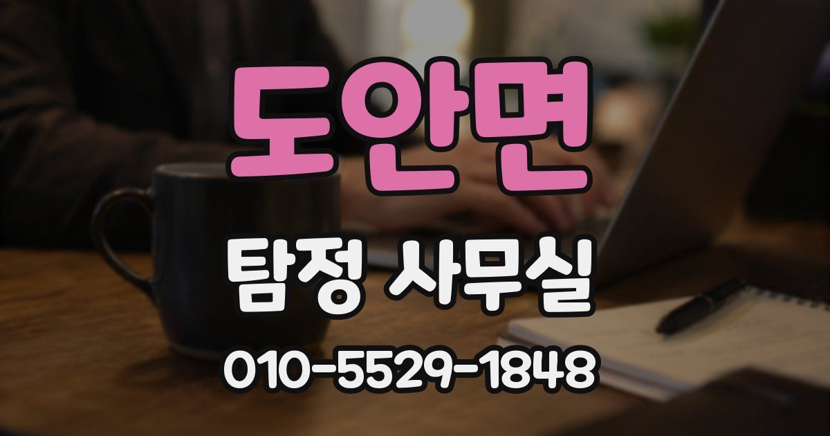도안면 탐정 사무실