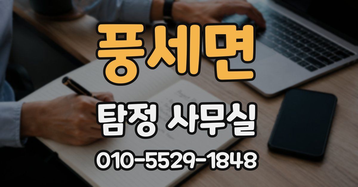 풍세면 탐정 사무실