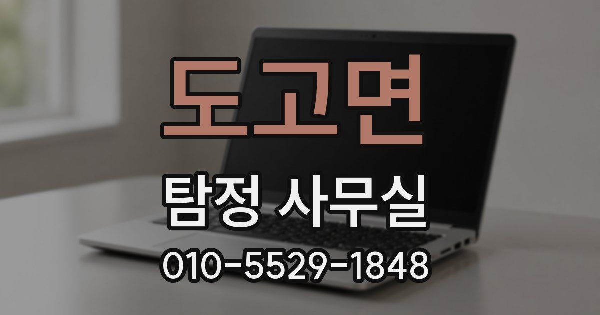 도고면 탐정 사무실