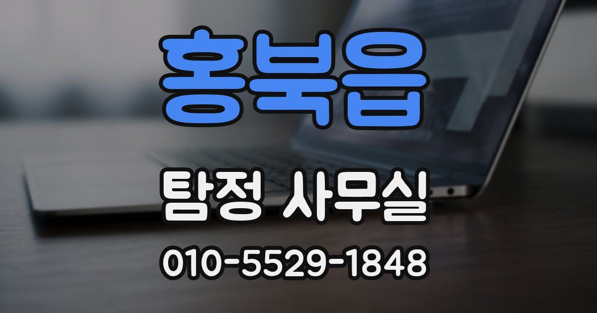 홍북읍 탐정 사무실