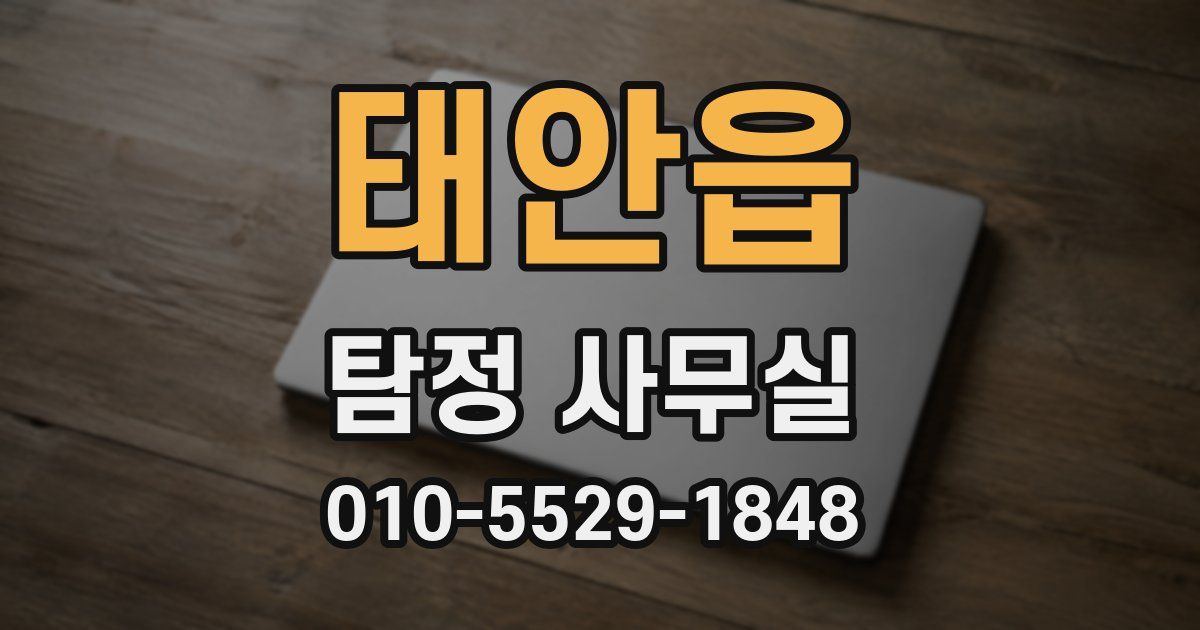 태안읍 탐정 사무실