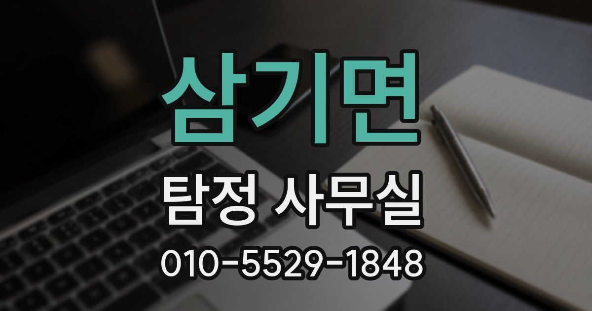삼기면 탐정 사무실