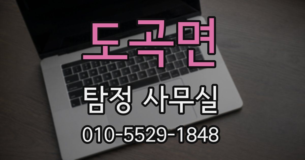 도곡면 탐정 사무실