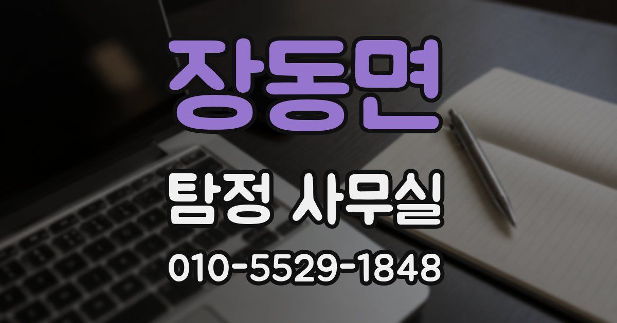 장동면 탐정 사무실