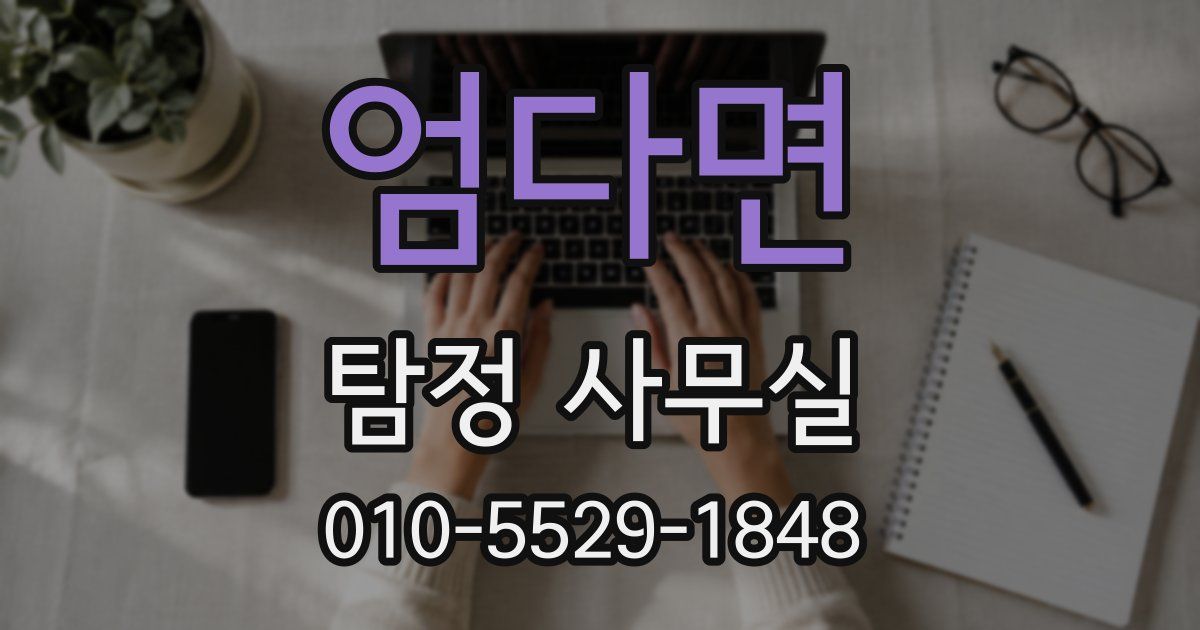 엄다면 탐정 사무실
