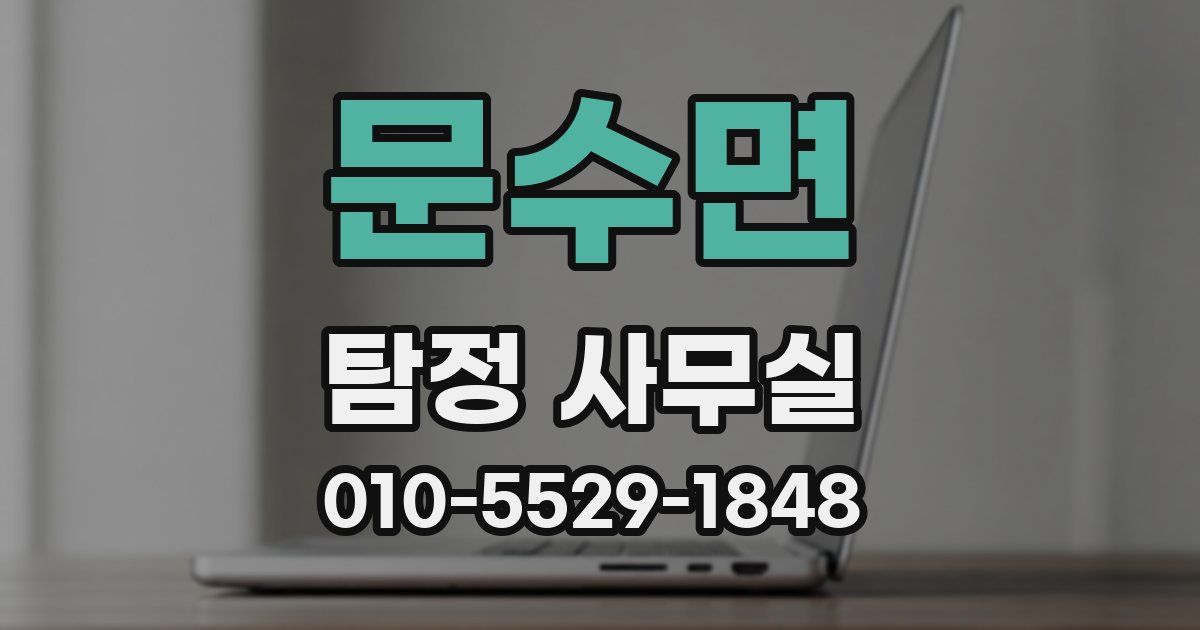 문수면 탐정 사무실