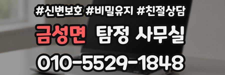 금성면 탐정 사무실