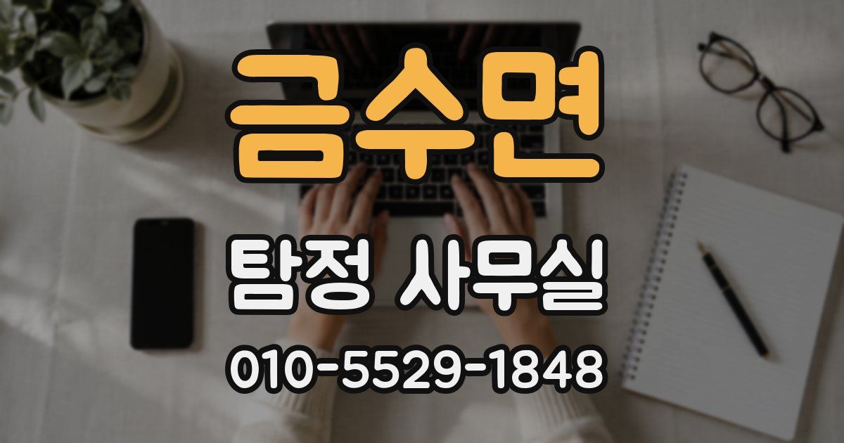 금수면 탐정 사무실