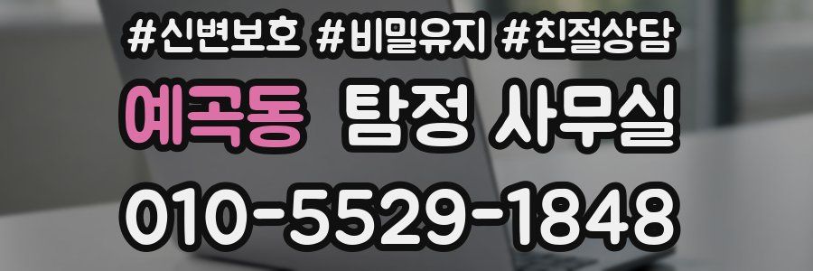 예곡동 탐정 사무실