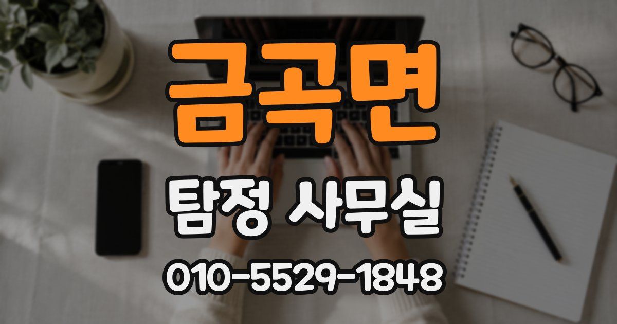 금곡면 탐정 사무실