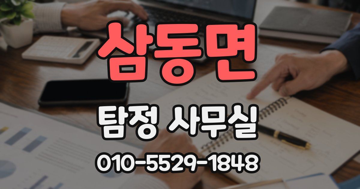 삼동면 탐정 사무실