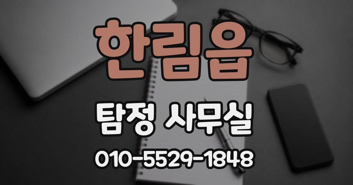 한림읍 탐정 사무실