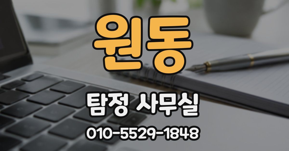 원동 탐정 사무실